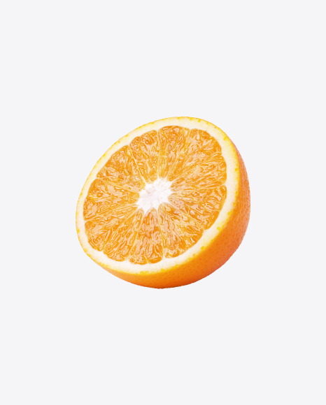 Half of Orange PNG
