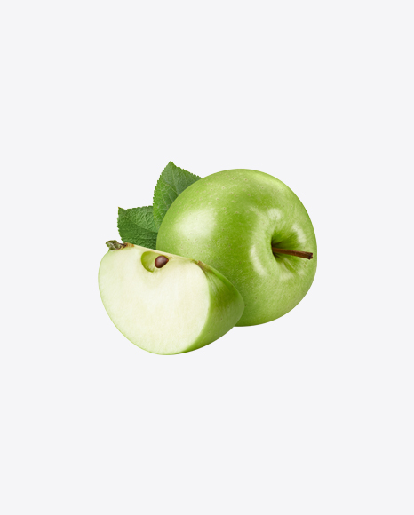 Green Apple w/ Slice