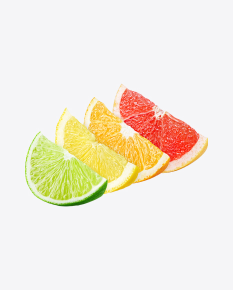 Citrus Halves Set PNG