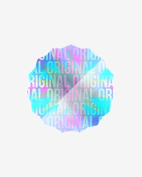 Holographic Sticker PNG