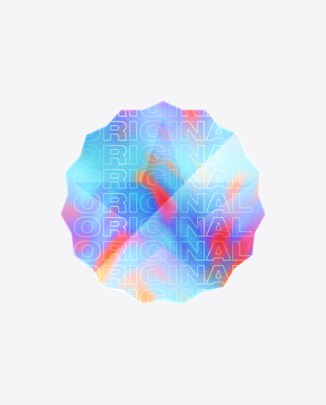 Holographic Sticker PNG