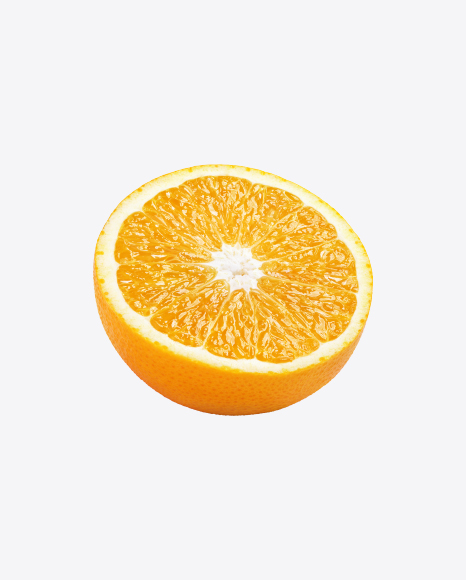 Half of Orange PNG