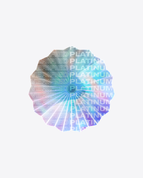 Holographic Sticker PNG