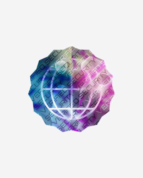 Holographic Sticker PNG