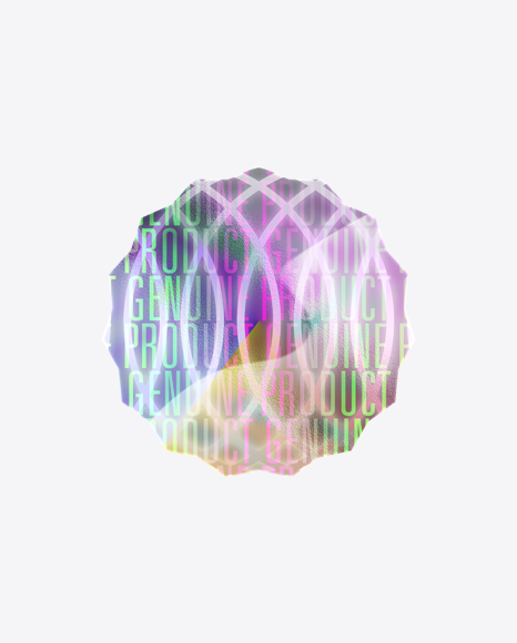 Holographic Sticker PNG