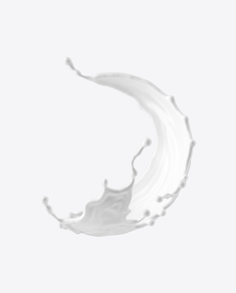White Milk Splash PNG