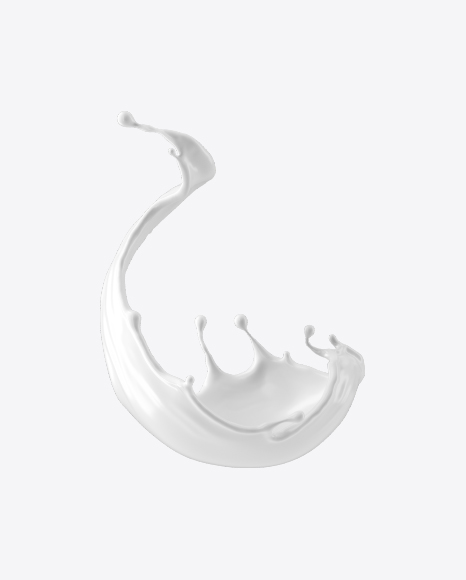White Milk Splash PNG