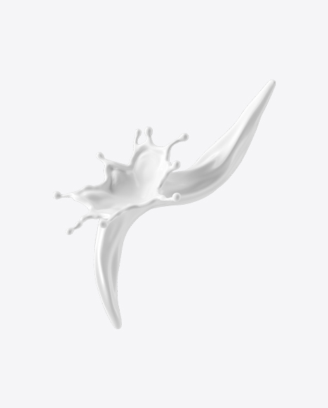 White Milk Splash PNG