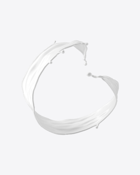 White Milk Splash PNG