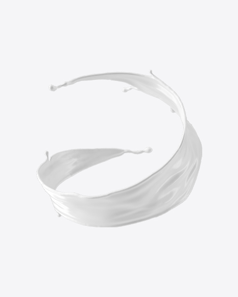 White Milk Splash PNG
