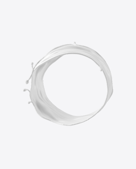 White Milk Splash PNG