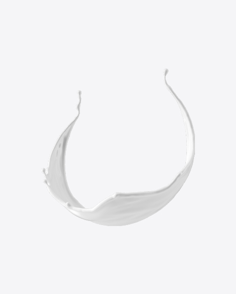 White Milk Splash PNG