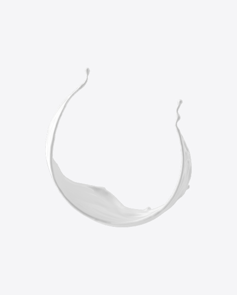 White Milk Splash PNG