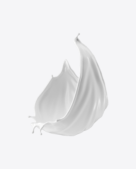 White Milk Splash PNG