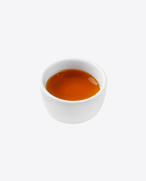 Pure Honey in White Dip-Bowl PNG