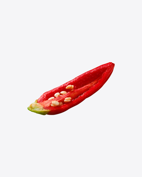Red Chili Pepper Slice PNG