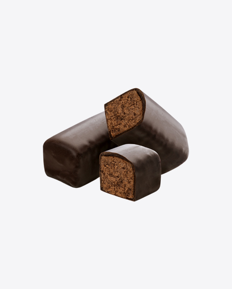 Chocolate Bar w/ Slices PNG