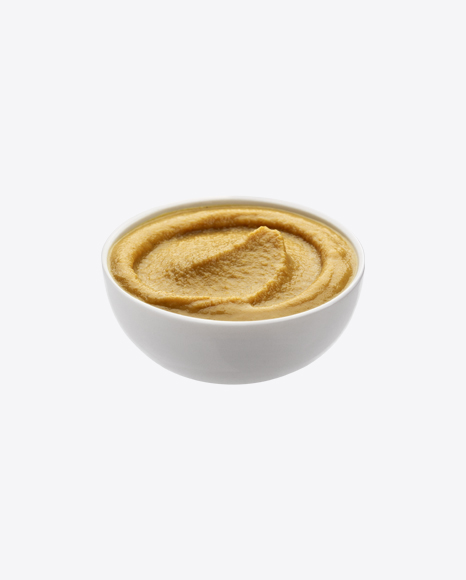 Mustard in Ceramic Bowl PNG