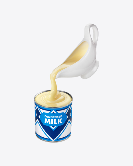 Condensed Milk Set PNG