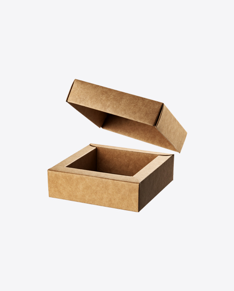 Kraft Paper Box PNG