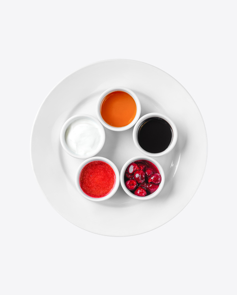 Breakfast Dips Set PNG