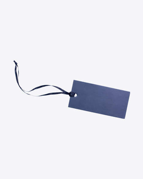 Blue Paper Label
