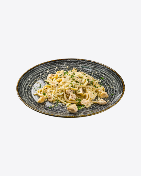 Spaghetti w/ Mushrooms & Parmezan PNG