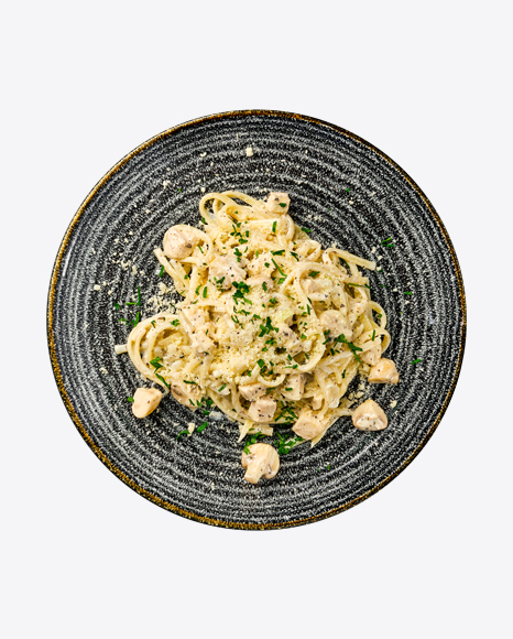 Spaghetti w/ Mushrooms & Parmesan PNG