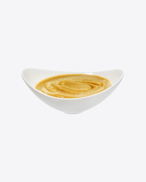 Mustard in Ceramic Bowl PNG