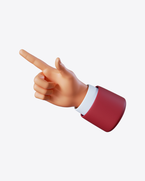 Hand Pointing Gesture PNG