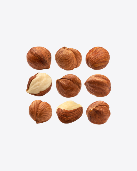 Hazelnuts Set PNG