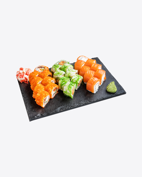 Sushi Rolls Set PNG
