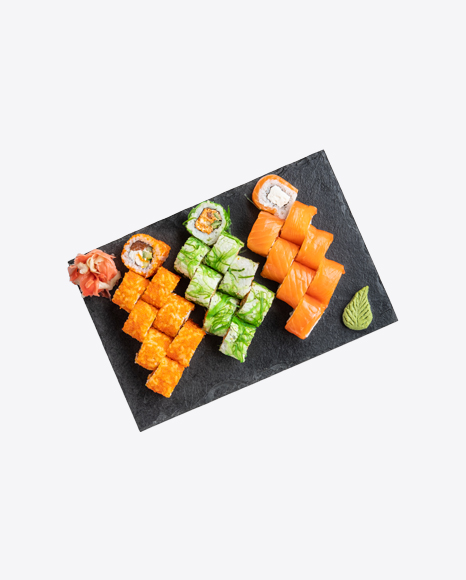 Sushi Rolls Set PNG