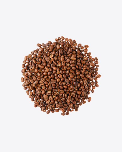 Columbian Coffee Beans Pile PNG