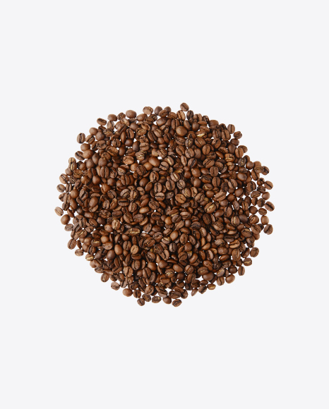 Brazilian Coffee Beans Pile PNG