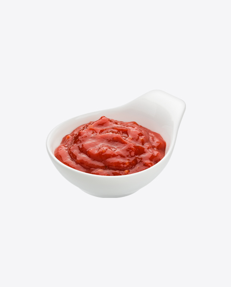 Salsa Sauce in Ceramic Bowl PNG