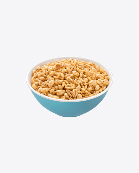 Caramel Muesli in Ceramic Bowl PNG