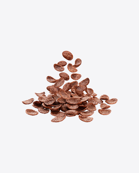 Chocolate Cornflakes Pile PNG