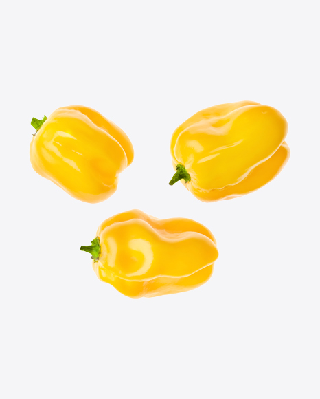 Yellow Bell Peppers PNG