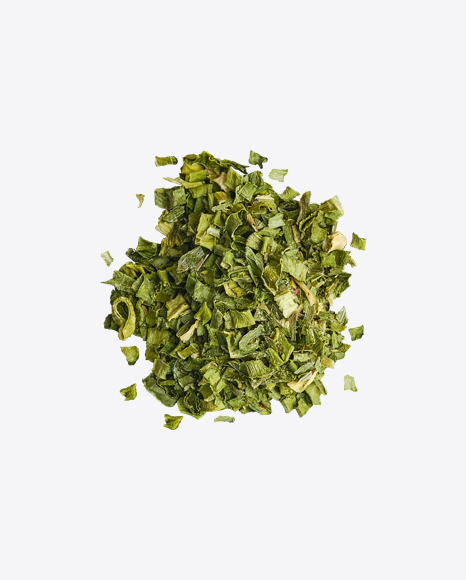 Pile of Green Onion Flakes