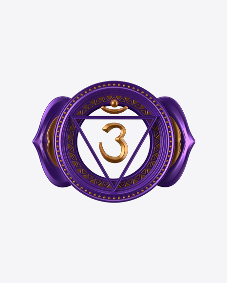 Yoga Symbol Ajna Brow Chakra