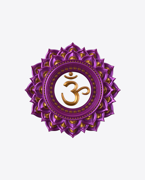 Yoga Symbol Sahasara Crown Chakra