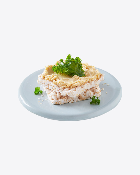 Crispbreads w/ Humus & Greens