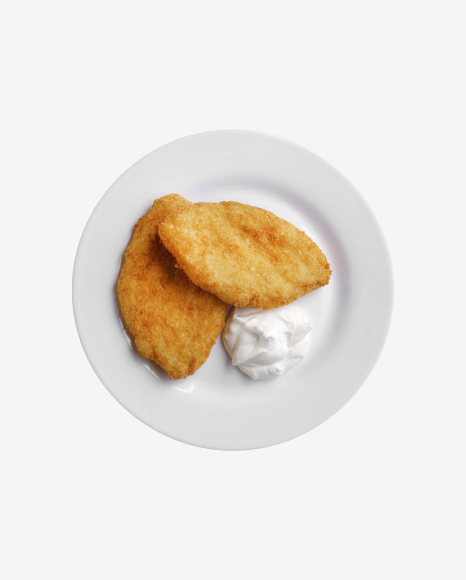 Fried Cutlets w/ Sour Cream
