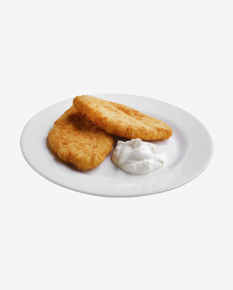 Fried Cutlets w/ Sour Cream