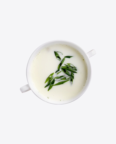 Cream Soup w/ Onion Slices