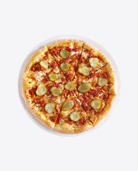 Meat Pizza w/ Pickles