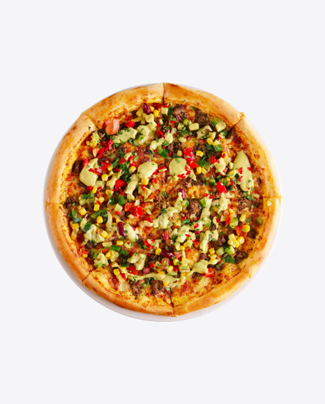 Pizza w/ Meat & Vegetables