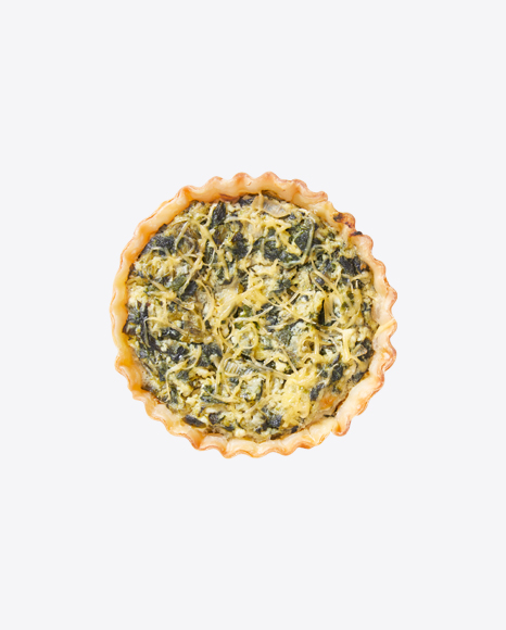 Tart w/ Spinach & Cheese