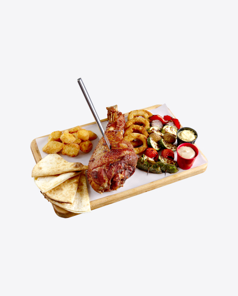 Roasted Meat w/ Snacks